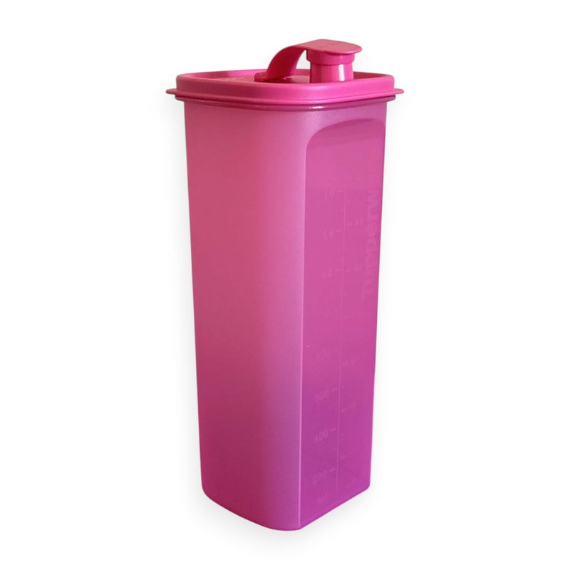 Tupperware Slim Line Pitcher 2 Quart for Refrigerator Door, Pink - Image 3